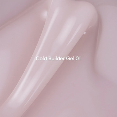 Gel for extension NAILSOFTHEDAY Cold Builder gel 01 light pink-beige 15 ml - Фото №2