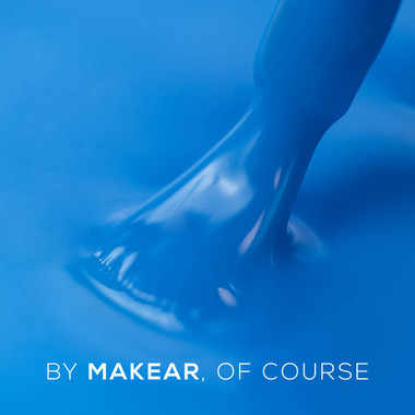 SALE База для ногтей MAKEAR Juicy Rubber Base CRB18 Lagoon Blue 8 мл - Фото №2