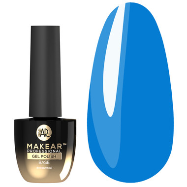 SALE База для ногтей MAKEAR Juicy Rubber Base CRB18 Lagoon Blue 8 мл - Фото №1