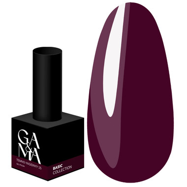 Gellack GA&MA Basic Collection 015 dunkle Beere 10 ml (7700244) - Фото №1