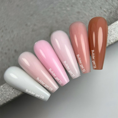 Gel for extension NAILSOFTHEDAY Builder gel 09 milky pink 30 ml - Фото №3