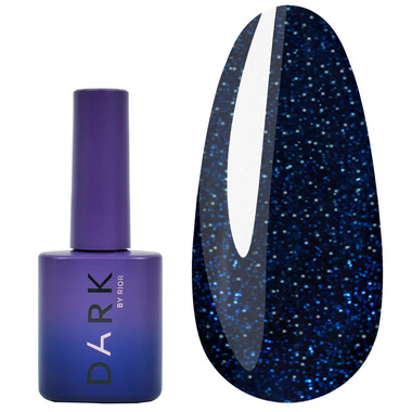 Gellak DARK 173 kobalt met glitter 10 ml - Фото №1