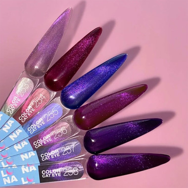 LUNA Gel-Nagellack Color Cat Eye 253 rosa, lila 8 ml (047-4118-1235) - Фото №5