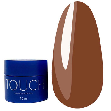 Гель для наращивания Touch Builder liquid 28 глубокий шоколадный 15 мл - Фото №1