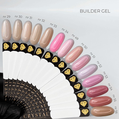 Gel voor extensions Crystal Builder Gel 54 stoffige roos 15 ml - Фото №2