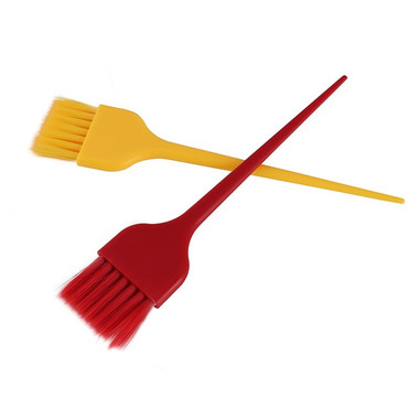 Set of 7 colored hairdressing brushes for hair coloring - Фото №5