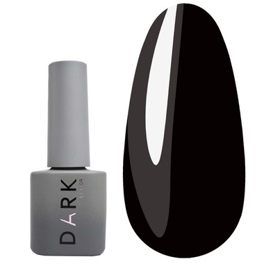Gel-Nagellack DARK 002 Schwarzer 6 ml - Фото №1