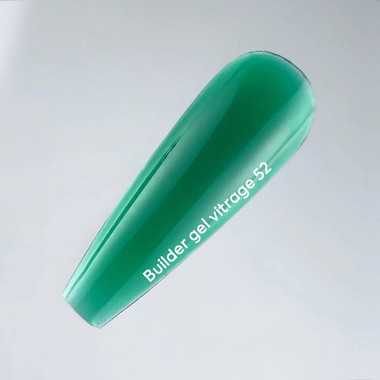 Гель для наращивания NAILSOFTHEDAY Builder gel 052 Vitrage зеленый 15 мл - Фото №5