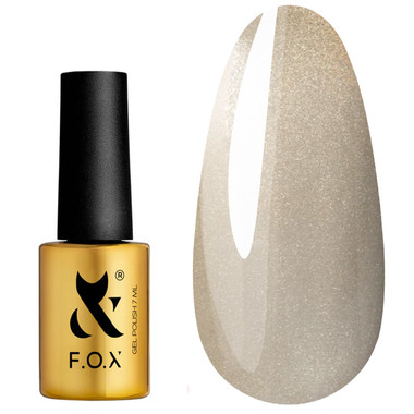 Gel-Nagellack F.O.X Cat Eye  001 Milchbeige 7 ml - Фото №1