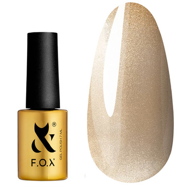 Gel-Nagellack F.O.X Cat Eye 002 Honiggoldener 7 ml - Фото №1