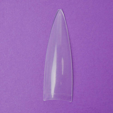 Гелевые типсы TUFI profi Half Cover Soft Gel Tips Стилет Прозрачные 240 шт (0326343) - Фото №5