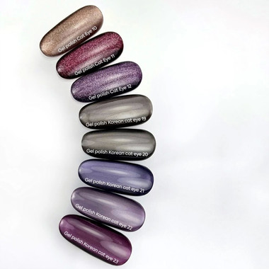 Гель-лак NAILSOFTHEDAY Korean cat eye 21 фиолетовый 6 мл - Фото №4