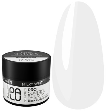 Гель для наращивания PALU PRO CONTROL BUILDER GEL MILKY WHITE 45 г - Фото №1