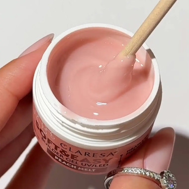 Гель для наращивания CLARESA SOFT&EASY PEACH MELT 45 г - Фото №2