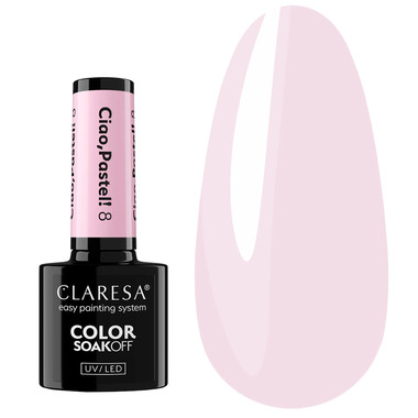 Gelpolitur Claresa Ciao Pastell! 8 Hellrosa, 5 ml - Фото №1