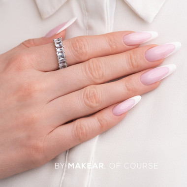 Nagellack-Gel Makear French Manicure Gel FG01 Weiß 5 ml - Фото №5