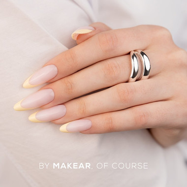 Гель-краска Makear French Manicure Gel FG06 Pastel Yellow 5 мл - Фото №5