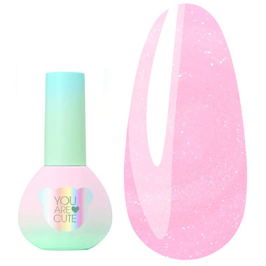 YOUARECUTE Bottle Gel 12 roze met glitters 5 ml (994-4007-0964) - Фото №1