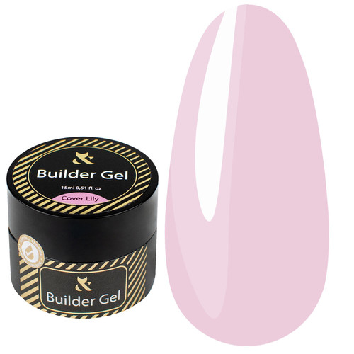 F.O.X Builder gel Cover Lily лилово-розовый 15 мл - Фото №1