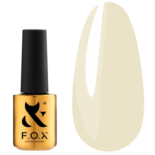 Gellack FOX Spectrum Gold №082 Emaille Zartes Beige 7 ml - Фото №1