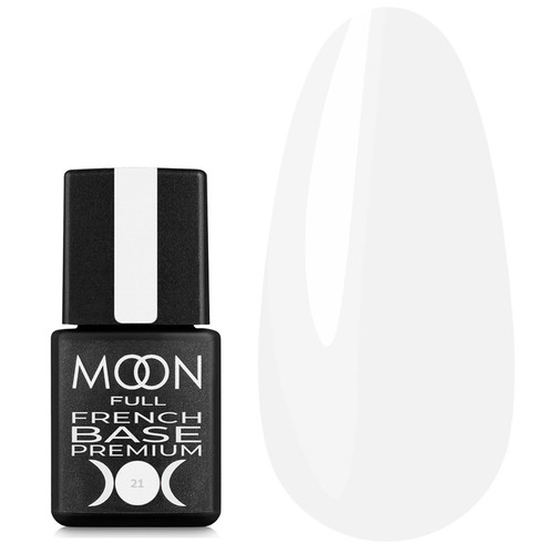 База MOON FULL French PREMIUM №21 белый, 8 мл
