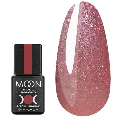 Hybrid-Nagellack MOON FULL №308 gedämpftes Rosa mit Glanz 8 ml