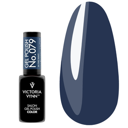 Гель лак Victoria Vynn COLOR COVER 079 In the Navy темно-синий 8ml - Фото №1