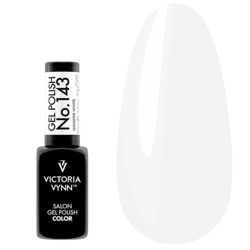 Гель лак Victoria Vynn COLOR COVER 143 Whisper White снежно белый 8ml - Фото №1