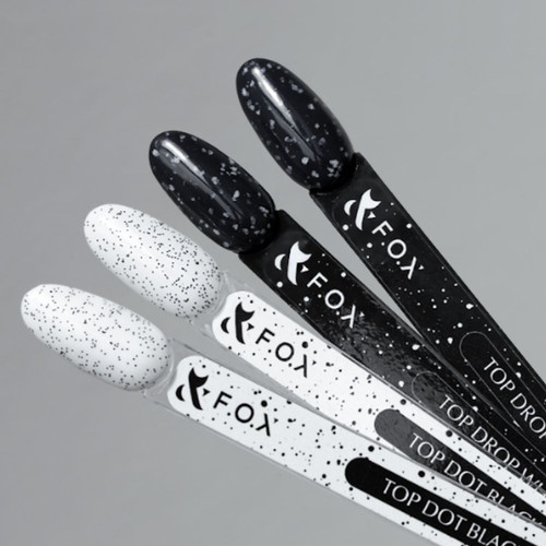 Топ F.O.X Dot Black с черной крошкой 7 ml - Фото №2