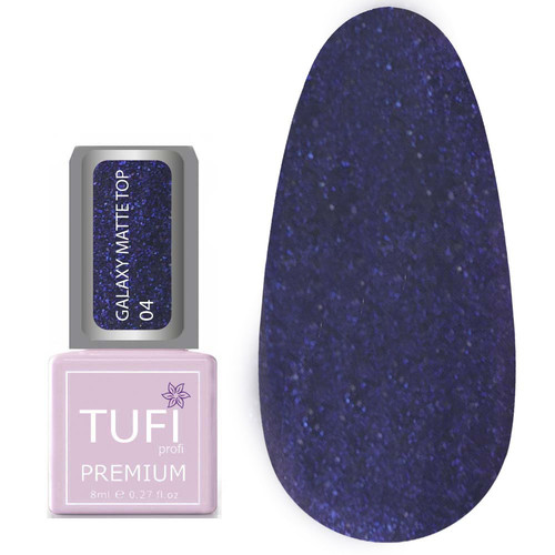 Топ TUFI profi PREMIUM Galaxy Matte Top 04 Дева 8 мл (0133939) - Фото №1