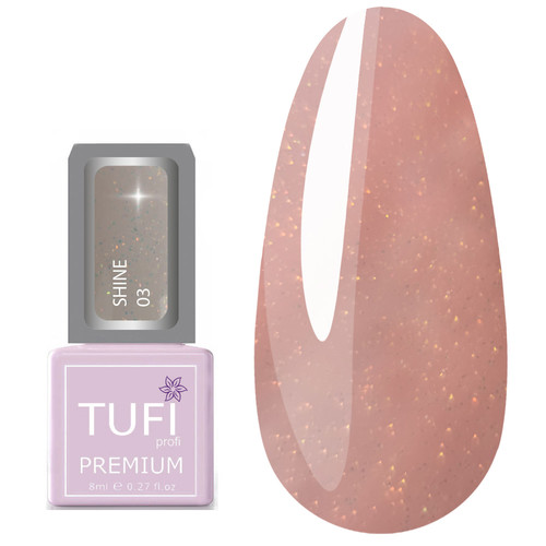 Гель-лак TUFI profi PREMIUM Shine 03 Дженнифер 8 мл (0123418) - Фото №1