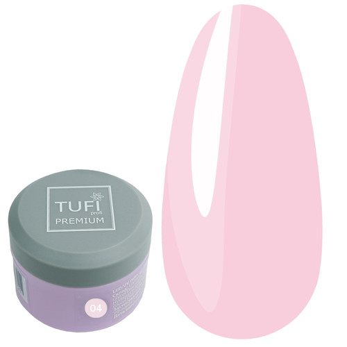 LED/UV гель для наращивания TUFI profi PREMIUM Gel 04 Candy Pink 15 г (0105906) - Фото №1
