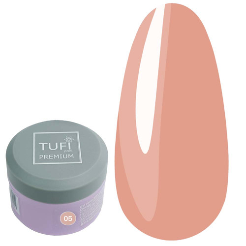 UV гель для наращивания TUFI profi PREMIUM Gel 05 Cover 15 г (0105936) - Фото №1