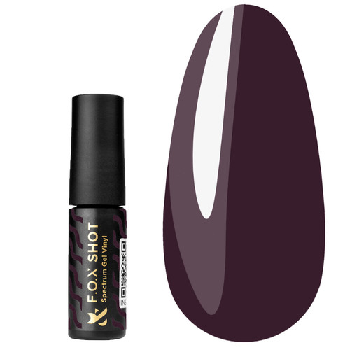 F.O.X SHOT Spectrum Gel Vinyl 090 гель-лак 5 мл фиолетовое вино