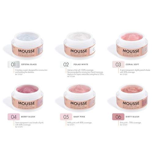 Гель для наращивания Victoria Vynn MOUSSE SCULPTURE GEL 02 Polar White 50ml - Фото №3
