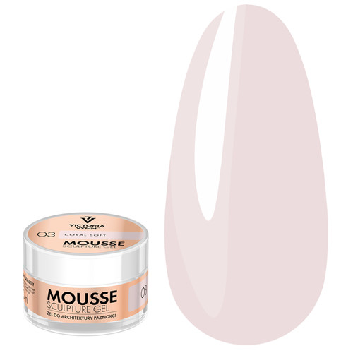 Гель для наращивания Victoria Vynn MOUSSE SCULPTURE GEL 03 Coral Soft 50ml - Фото №1