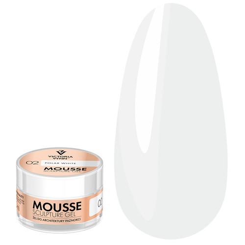 Гель для наращивания Victoria Vynn MOUSSE SCULPTURE GEL 02 Polar White 50ml - Фото №1