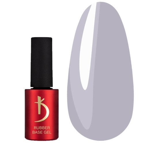 Цветное базовое покрытие для гель-лака Color Rubber Base Gel Smoke серый 7 мл