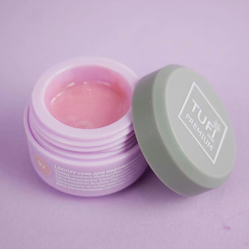 LED/UV гель для наращивания с шиммером TUFI profi PREMIUM Gel 07 Shine Witch 5 г (0105914) - Фото №3