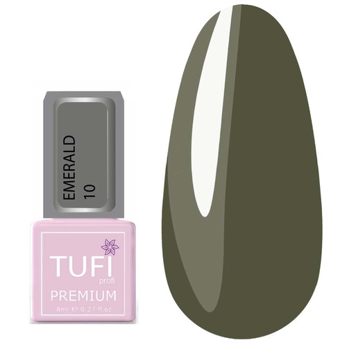 Гель-лак TUFI profi PREMIUM Emerald 10 тауп 8мл (0102529) - Фото №1