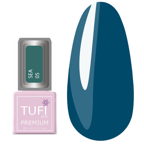 Гель-лак TUFI profi PREMIUM Sea 05 морская глубина 8мл (0102607) - Фото №1