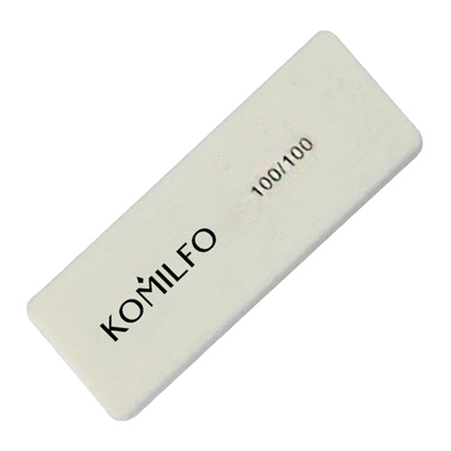 Баф Komilfo мини прямоугольный белый 100/100 (2900000006881)
