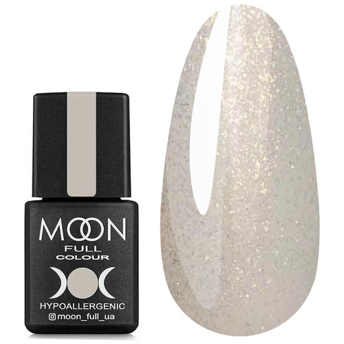 Gel Polish Moon Full Opal #501 translucent with golden shimmer 8 ml.