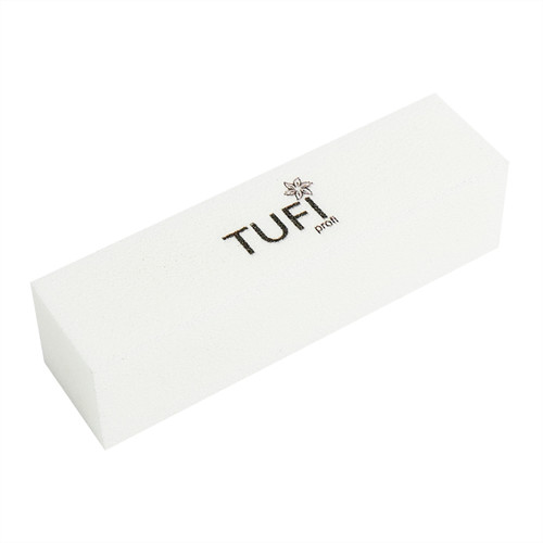 Бафик TUFI profi PREMIUM брусок белый 150/150 грит 10 шт (0122158) - Фото №1