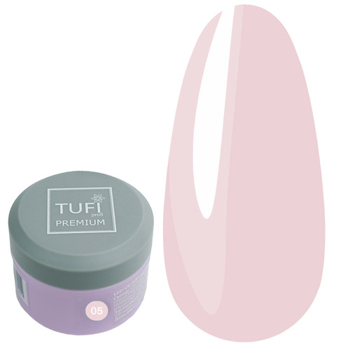 LED/UV гель для наращивания TUFI profi PREMIUM Gel 05 First Lady 15 г (0105909) - Фото №1