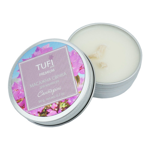 TUFI profi PREMIUM Santorini massagekaars 30 g (0125407) - Фото №1