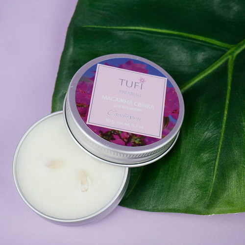 TUFI profi PREMIUM Santorini massagekaars 30 g (0125407) - Фото №2