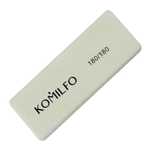 Баф Komilfo мини белый прямоугольный 180/180 (2900000006898)
