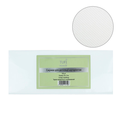 Полоски для депиляции шугарингом TUFI profi PREMIUM 100 шт (0121131) - Фото №1
