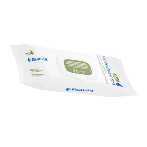 Дезинфицирующие салфетки MEDIWIPES DM 100 шт.